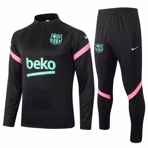 Chandal Barcelona 2020-2021 Negro Rosa